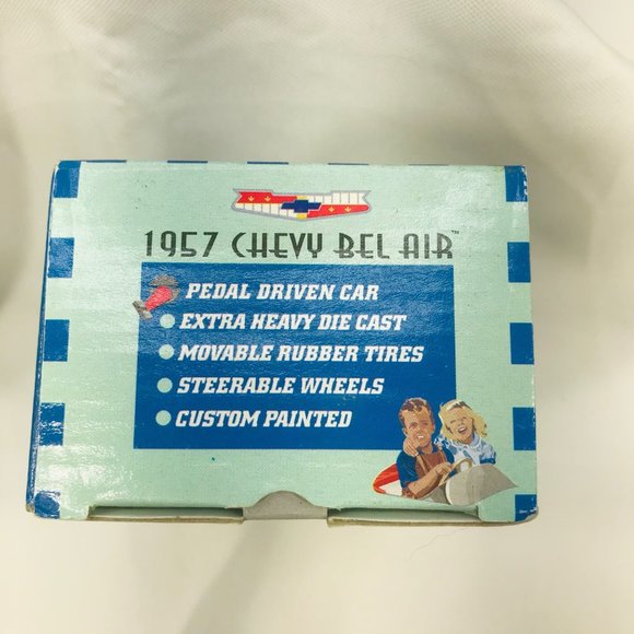 Gearbox 1997 Vintage 1957 Chevy Bel Air Convertible Serial #03684 Pedal Car New - Picture 6 of 10